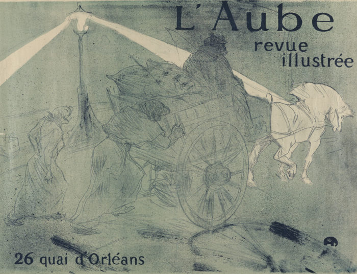 Henri de Toulouseâ€‘Lautrec L'Aube (Dawn), 1896 Color lithograph Yale University Art Gallery, The Arthur Ross Collection